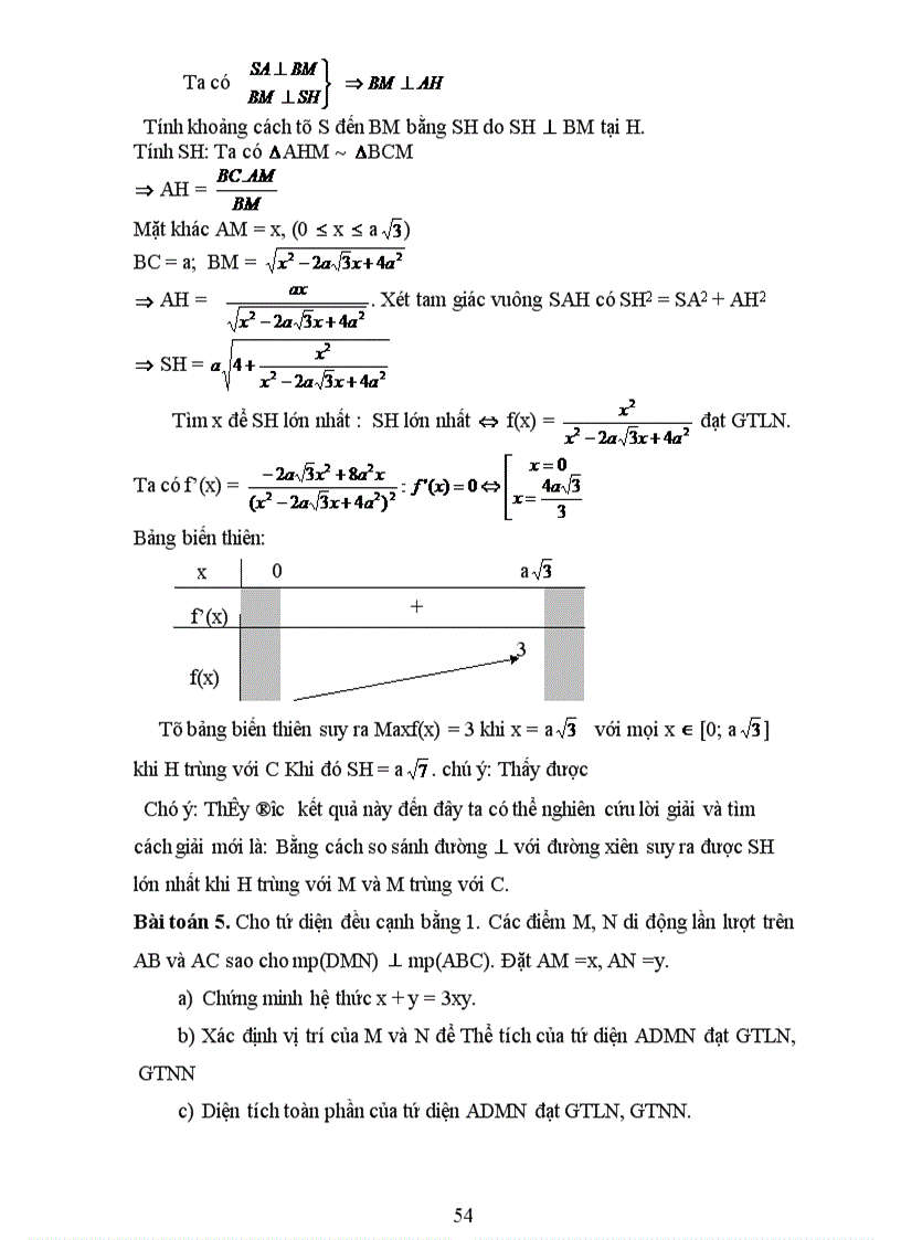 image for page Rèn luyện kỹ năng ứng dụng đạo hàm để giải toán cực trị hình học cho học sinh khá giỏi lớp 12 THPT 2
