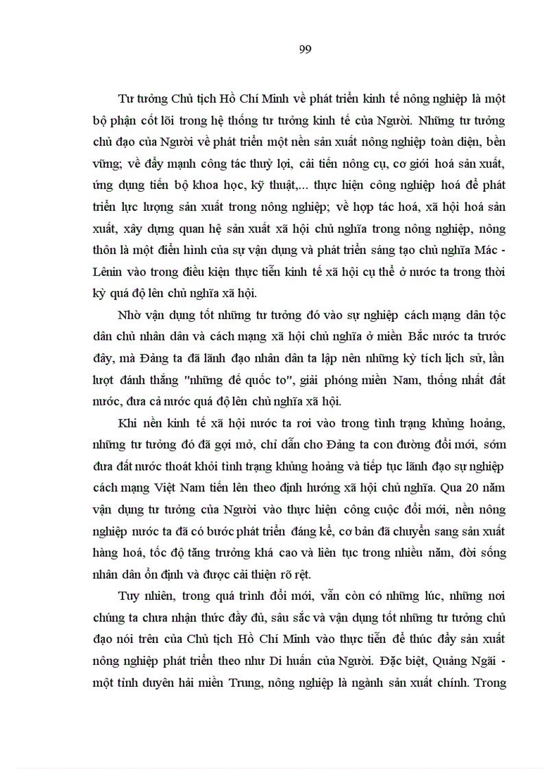 image for page Vận dụng tư tưởng của Chủ tịch Hồ Chí Minh về phát triển nông nghiệp ở tỉnh Quảng Ngãi