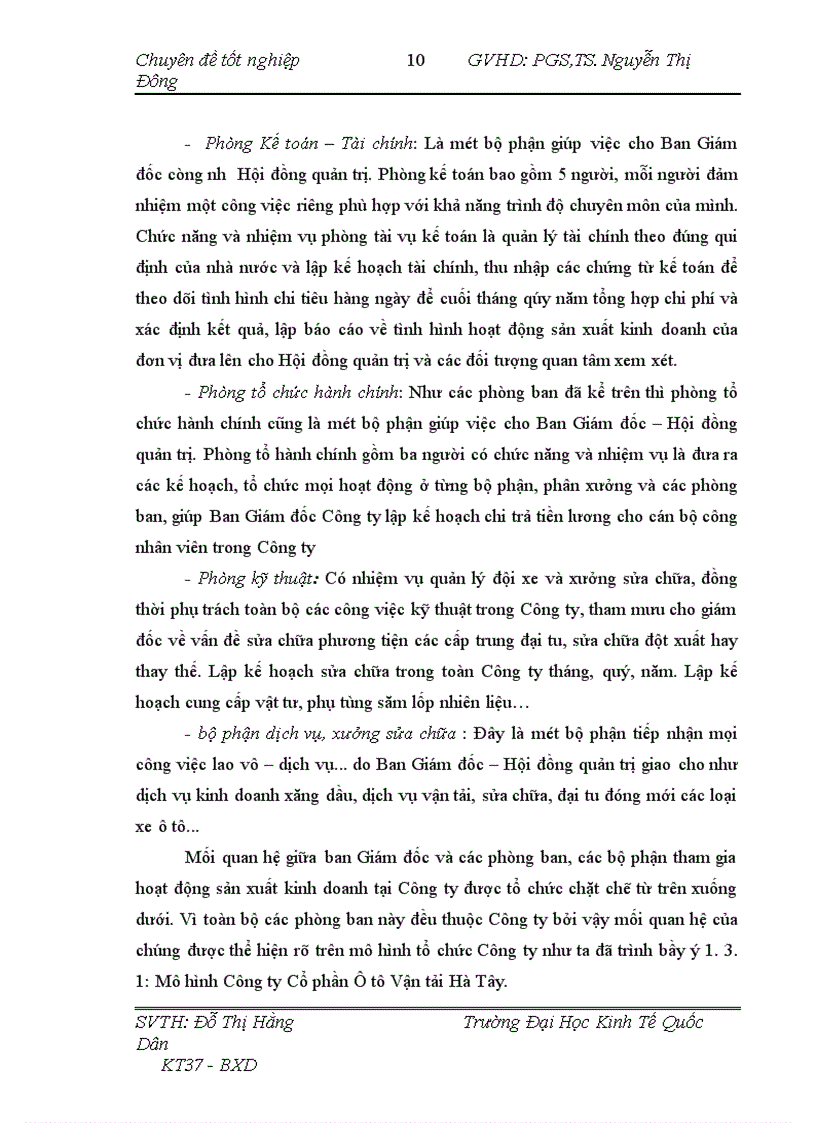 image for page Kế toán tiêu thụ hàng hóa và xác định kết quả tiêu thụ ở Công ty Cổ phần Ô tô Vận tải Hà Tây 1