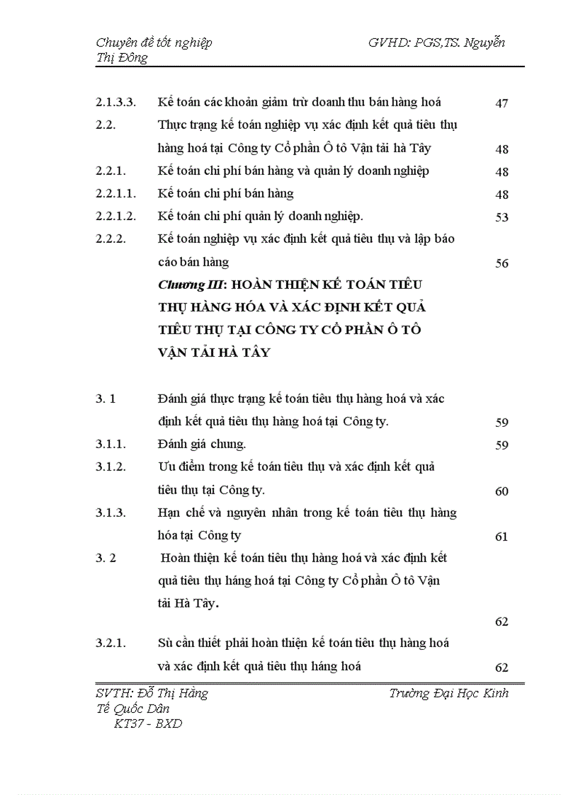 image for page Kế toán tiêu thụ hàng hóa và xác định kết quả tiêu thụ ở Công ty Cổ phần Ô tô Vận tải Hà Tây 1