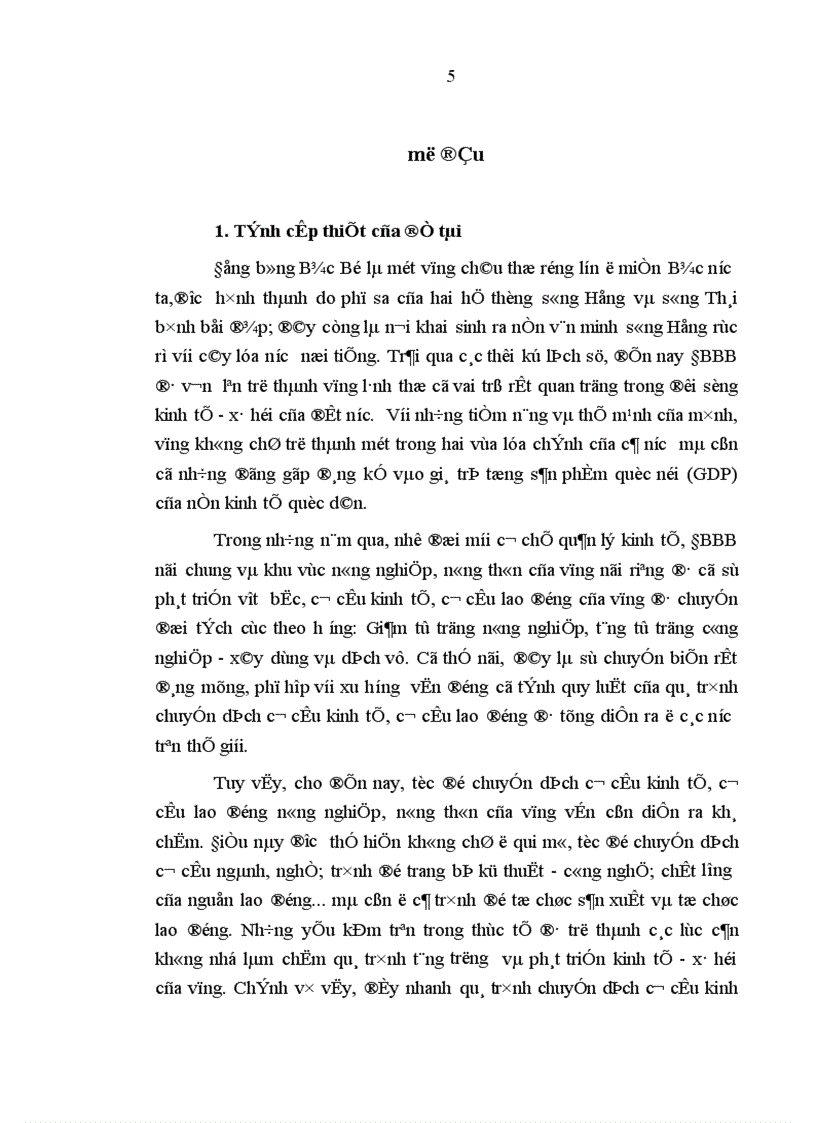 image for page Quá trình chuyển dịch cơ cấu lao động theo hướng công nghiệp hóa hiện đại hóa ở vùng đồng bằng Bắc Bộ nước ta 1