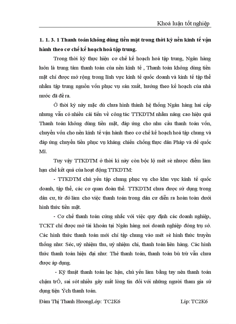 image for page Một số vấn đề về Thanh toán không dùng tiền mặt tại NHĐT PT Cao Bằng Thực trạng và giải pháp 1