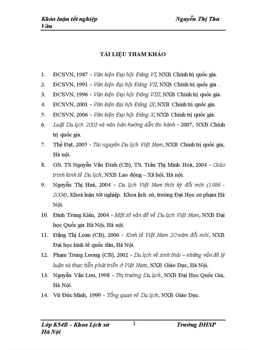 image for page Ngành Kinh tế Du lịch trong thời kỳ đổi mới từ 1986 đến 2008 1
