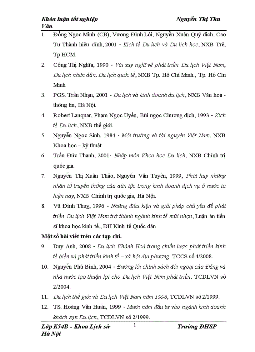 image for page Ngành Kinh tế Du lịch trong thời kỳ đổi mới từ 1986 đến 2008 1