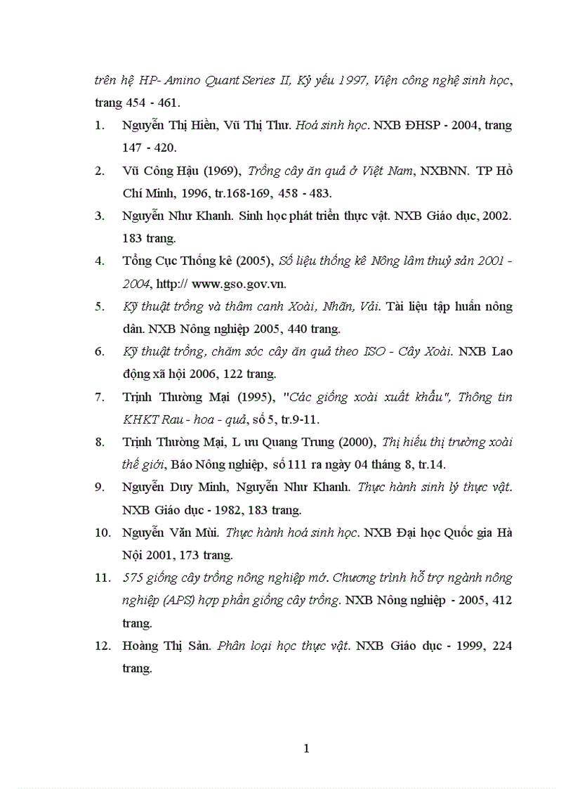 image for page Nghiên cứu động thái một số chỉ tiêu sinh lý hoá sinh theo tiến trình sinh trưởng phát triển của quả xoài Mangifera India L giống xoài tượng tại Lạng Giang Bắc Giang