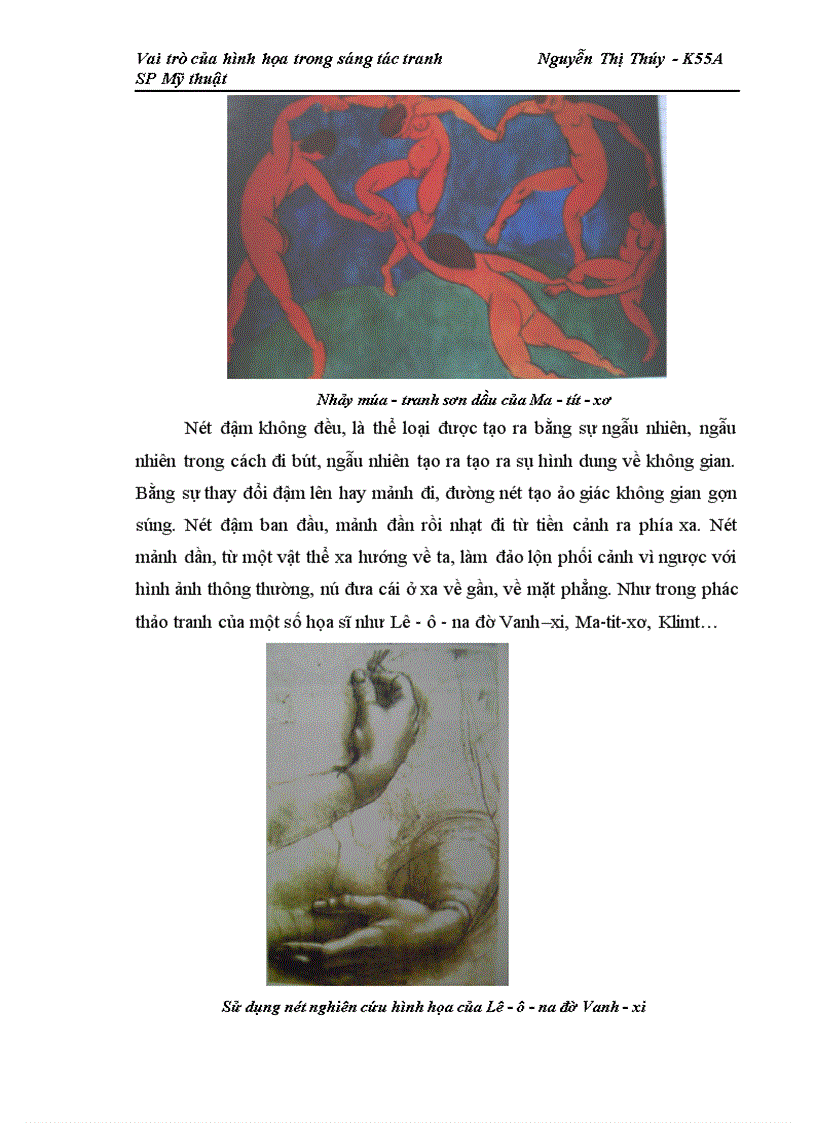 image for page Vai trò của hình họa trong sáng tác tranh