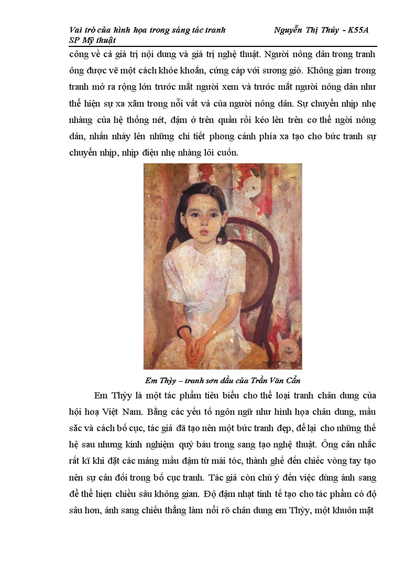 image for page Vai trò của hình họa trong sáng tác tranh