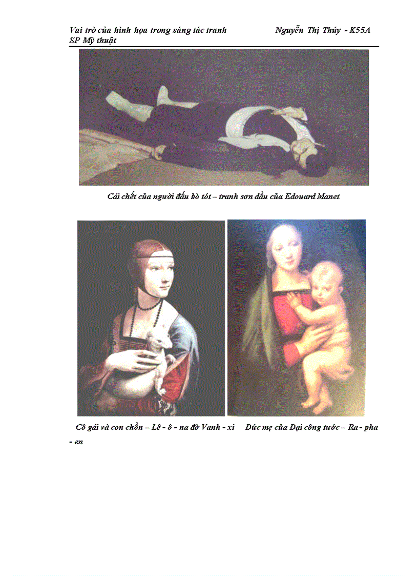 image for page Vai trò của hình họa trong sáng tác tranh