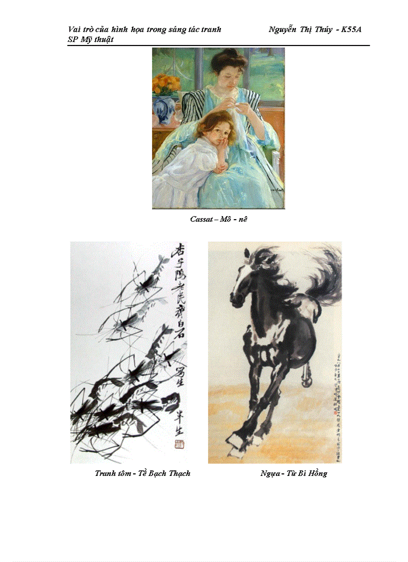 image for page Vai trò của hình họa trong sáng tác tranh