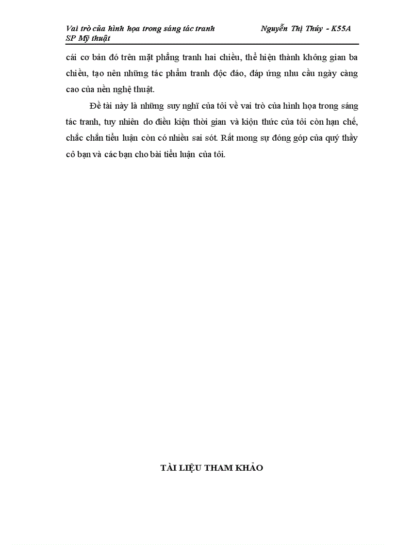 image for page Vai trò của hình họa trong sáng tác tranh