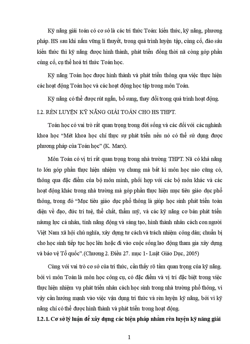 image for page Rèn luyện kỹ năng ứng dụng đạo hàm để giải toán cực trị hình học cho học sinh khá giỏi lớp 12 THPT 1