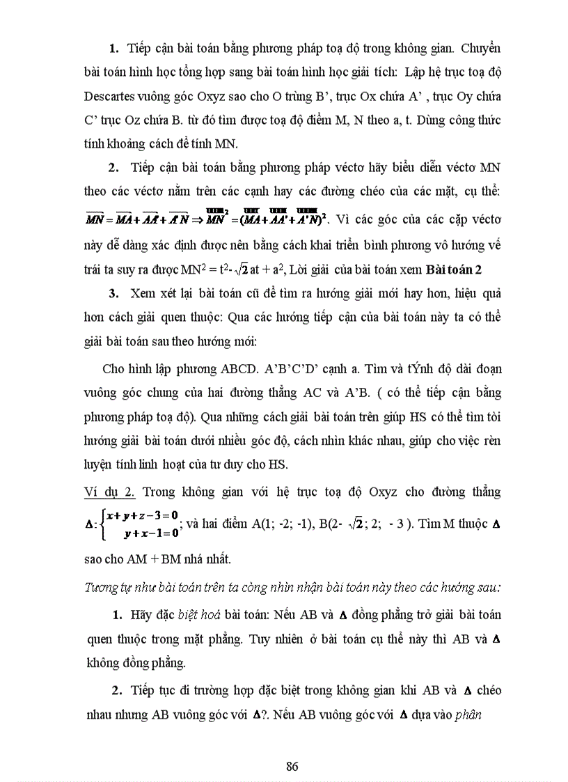 image for page Rèn luyện kỹ năng ứng dụng đạo hàm để giải toán cực trị hình học cho học sinh khá giỏi lớp 12 THPT 1