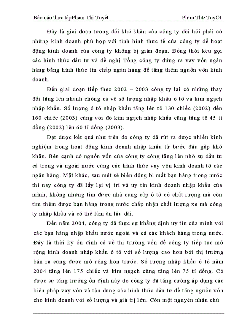 image for page Thực trạng nhập khẩu ôtô và tơ sợi cùng những giải pháp để nâng cao hoạt động kinh doanh nhập khẩu của công ty