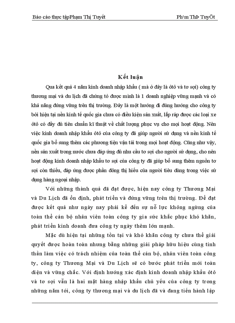 image for page Thực trạng nhập khẩu ôtô và tơ sợi cùng những giải pháp để nâng cao hoạt động kinh doanh nhập khẩu của công ty