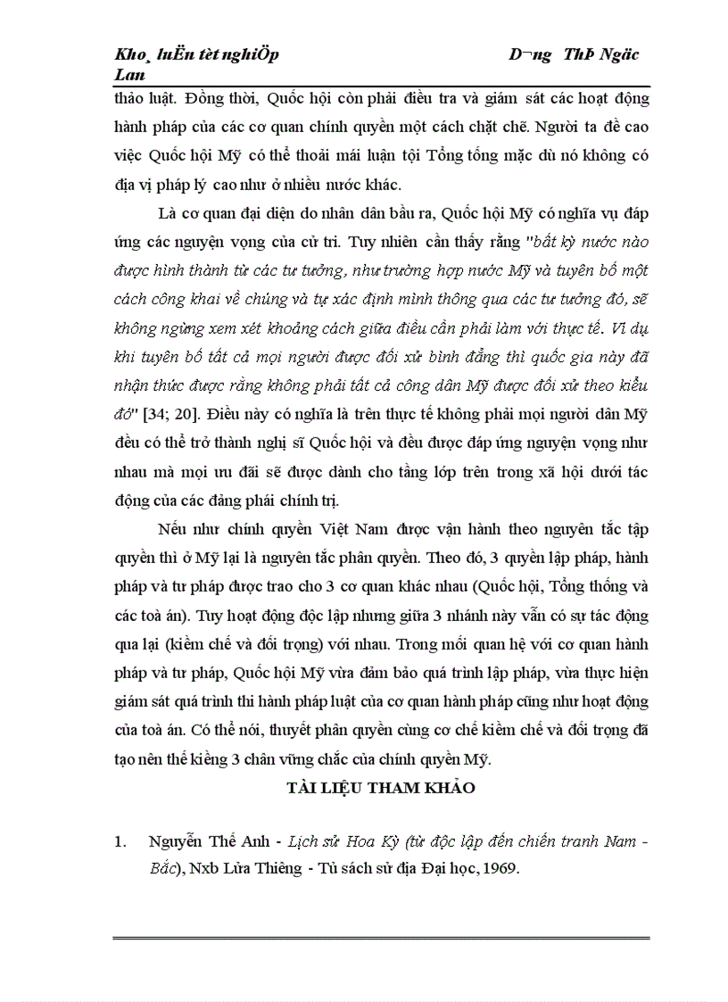 image for page Bước đầu tìm hiểu cơ quan lập pháp Hoa Kỳ