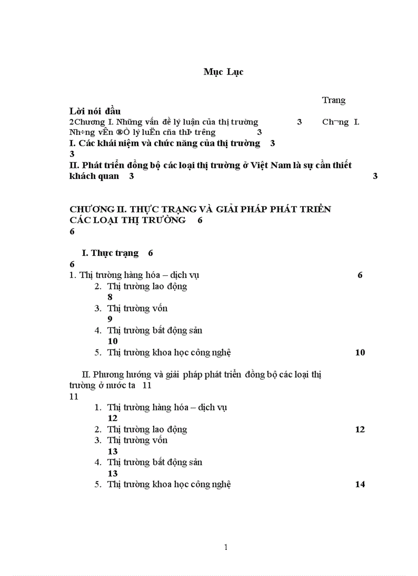 image for page thực trạng và giải pháp phát triển các loại thị trường 1
