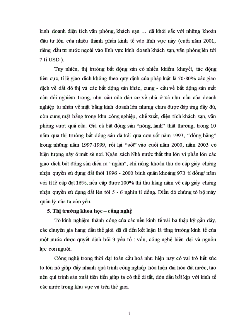 image for page thực trạng và giải pháp phát triển các loại thị trường 1