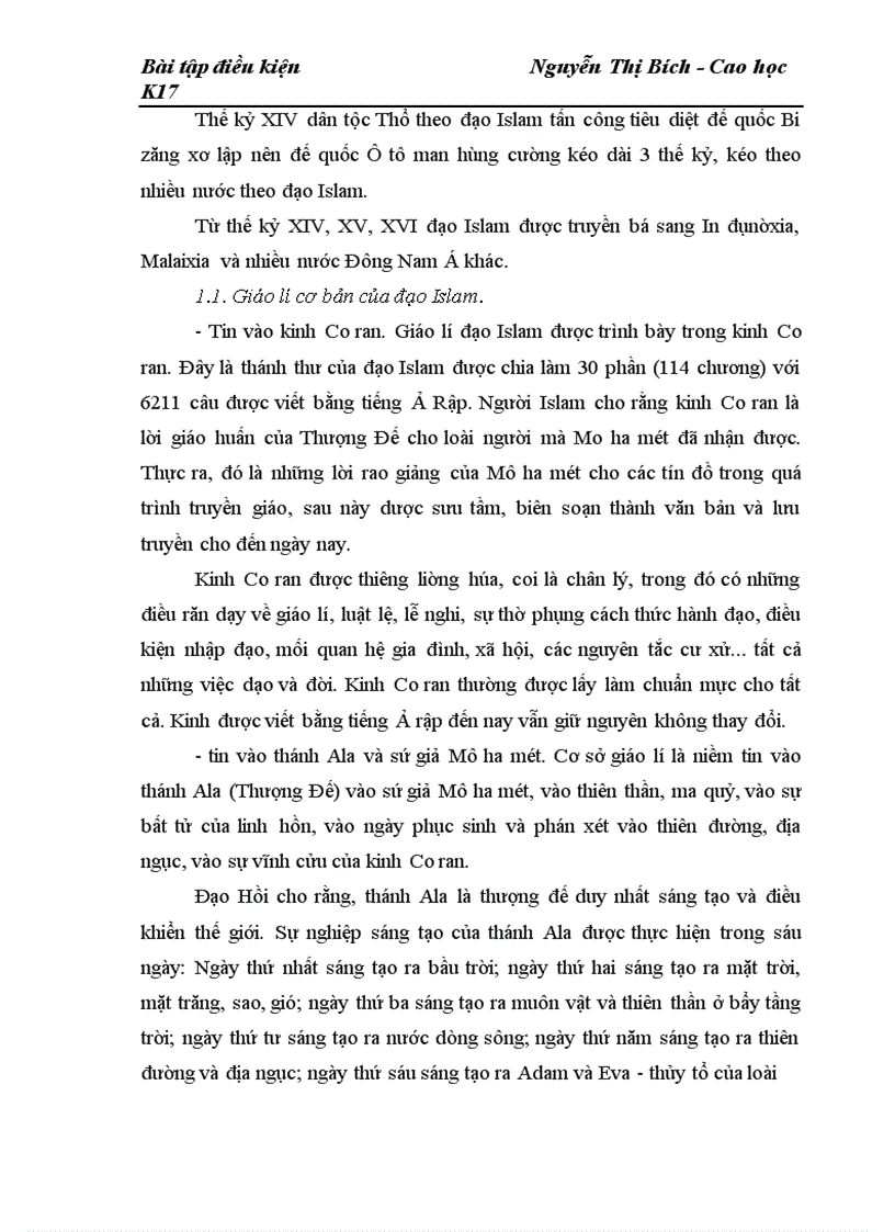 image for page Khái quát về đạo Islam