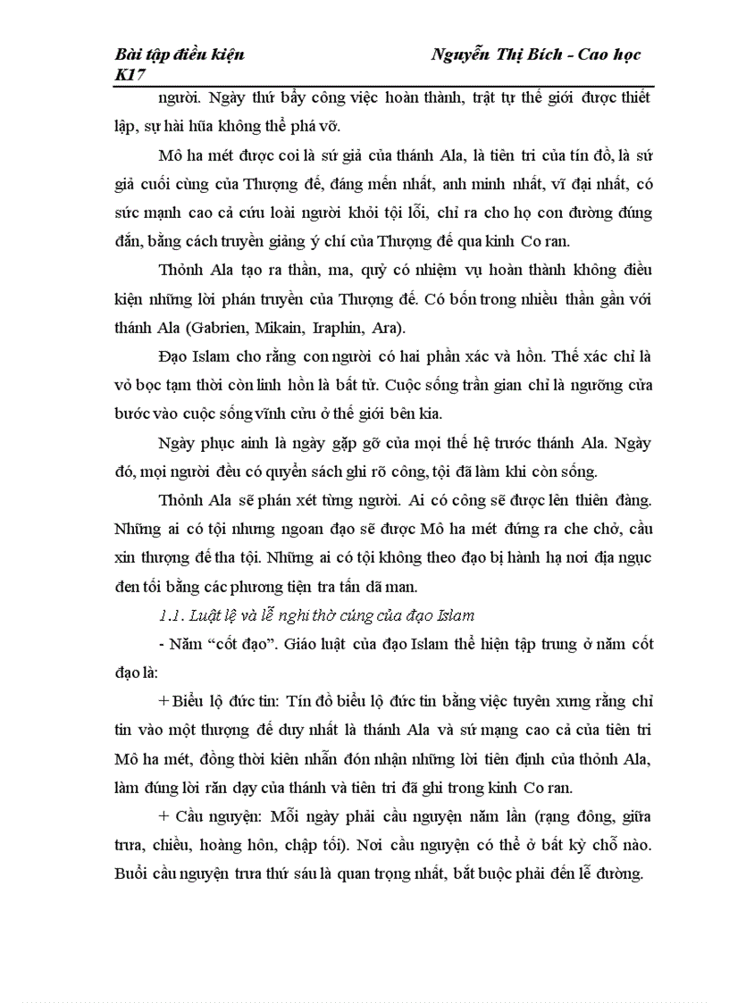 image for page Khái quát về đạo Islam