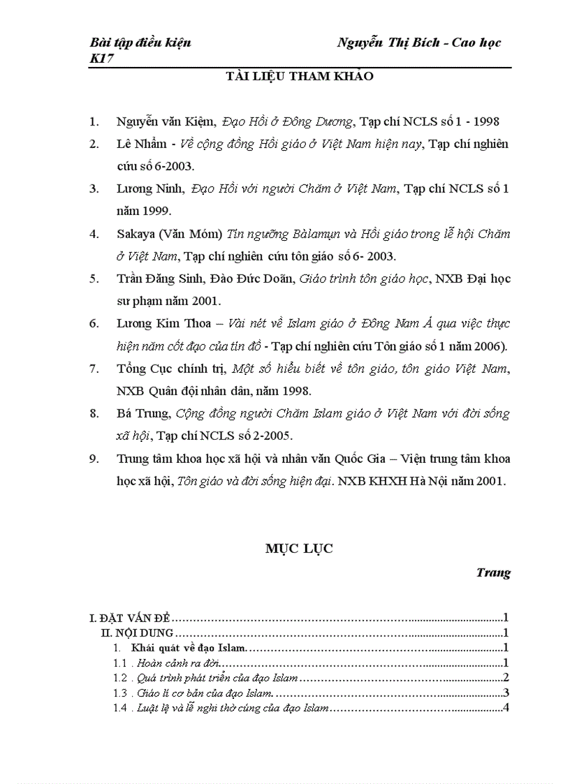 image for page Khái quát về đạo Islam