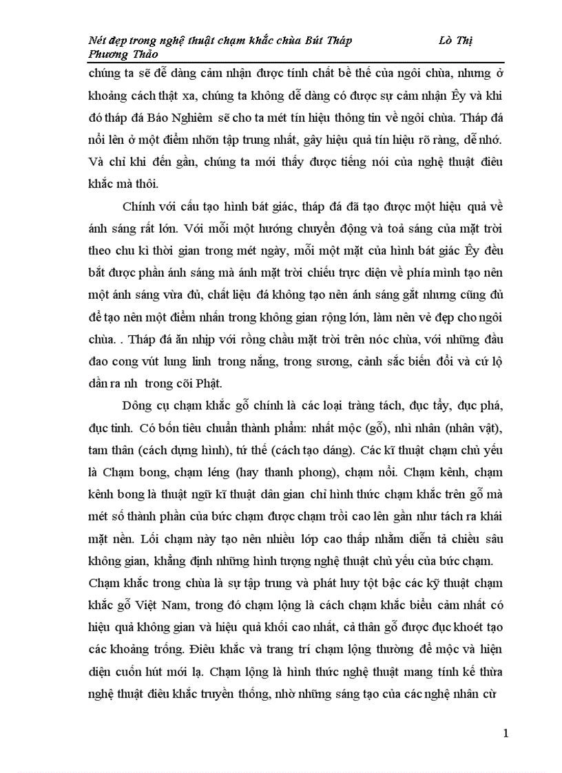 image for page Nét đẹp trong nghệ thuật chạm khắc chùa Bút Tháp