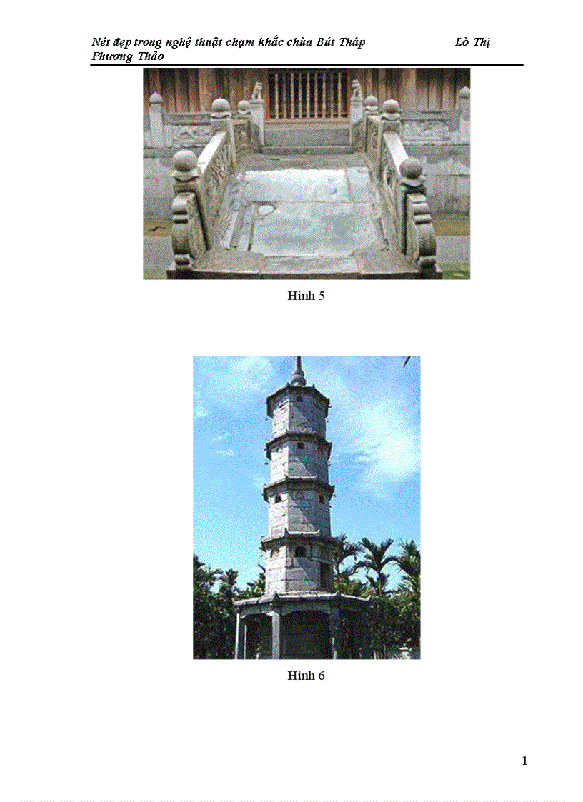 image for page Nét đẹp trong nghệ thuật chạm khắc chùa Bút Tháp