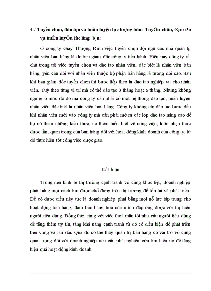 image for page Các biện pháp nâng cao chất lượng công tác quản trị bán hàng tại công ty Giầy Thượng Đình 1
