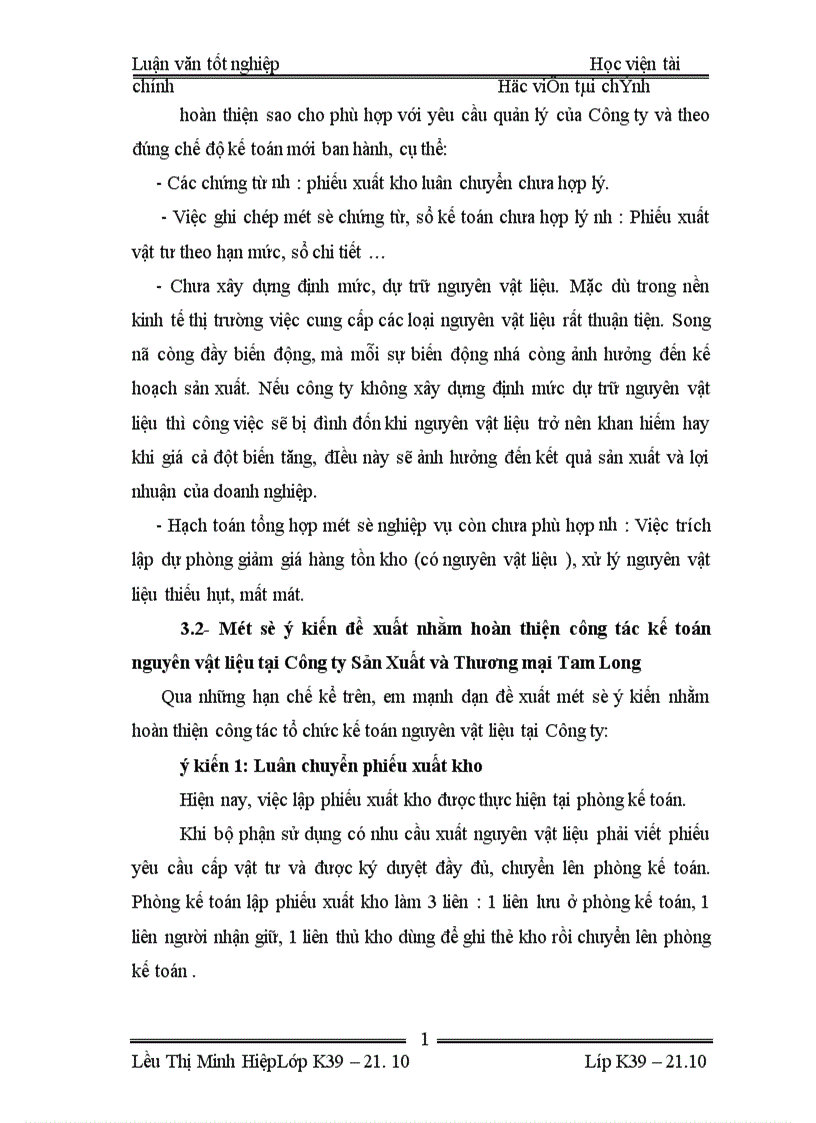 image for page Thực trạng tổ chức kế toán nguyên vật liệu và tình hình cung cấp sử dụng nguyên vật liệu ở Công ty Sản Xuất và Thương mạI Tam Long