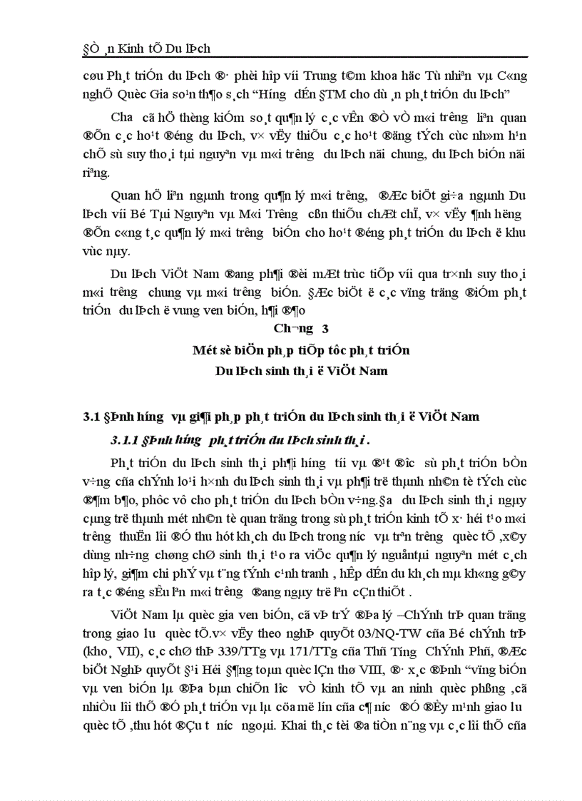 image for page Du lịch sinh thái và thực tế phát triển ở Việt Nam 1
