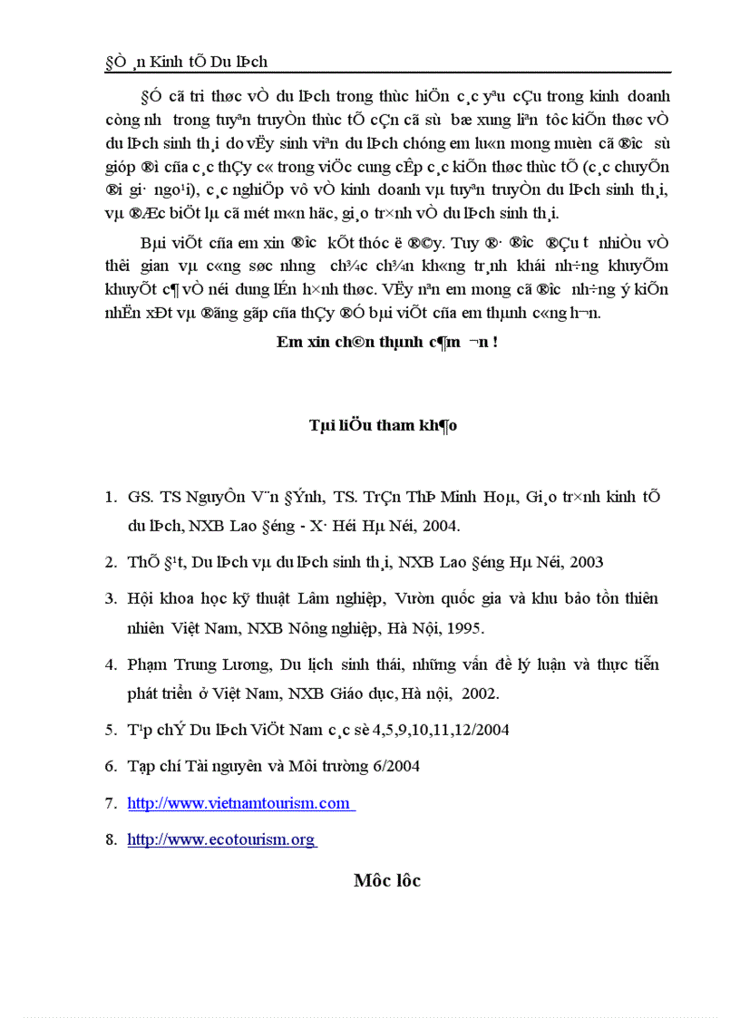 image for page Du lịch sinh thái và thực tế phát triển ở Việt Nam 1