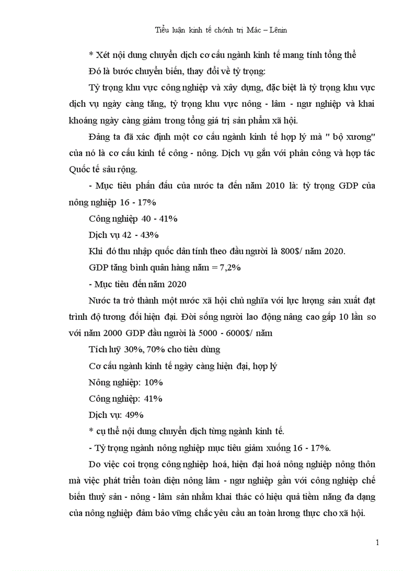 image for page Những giải pháp đẩy mạnh quá trình chuyển dịch cơ cấu ngành kinh tế việt nam 1