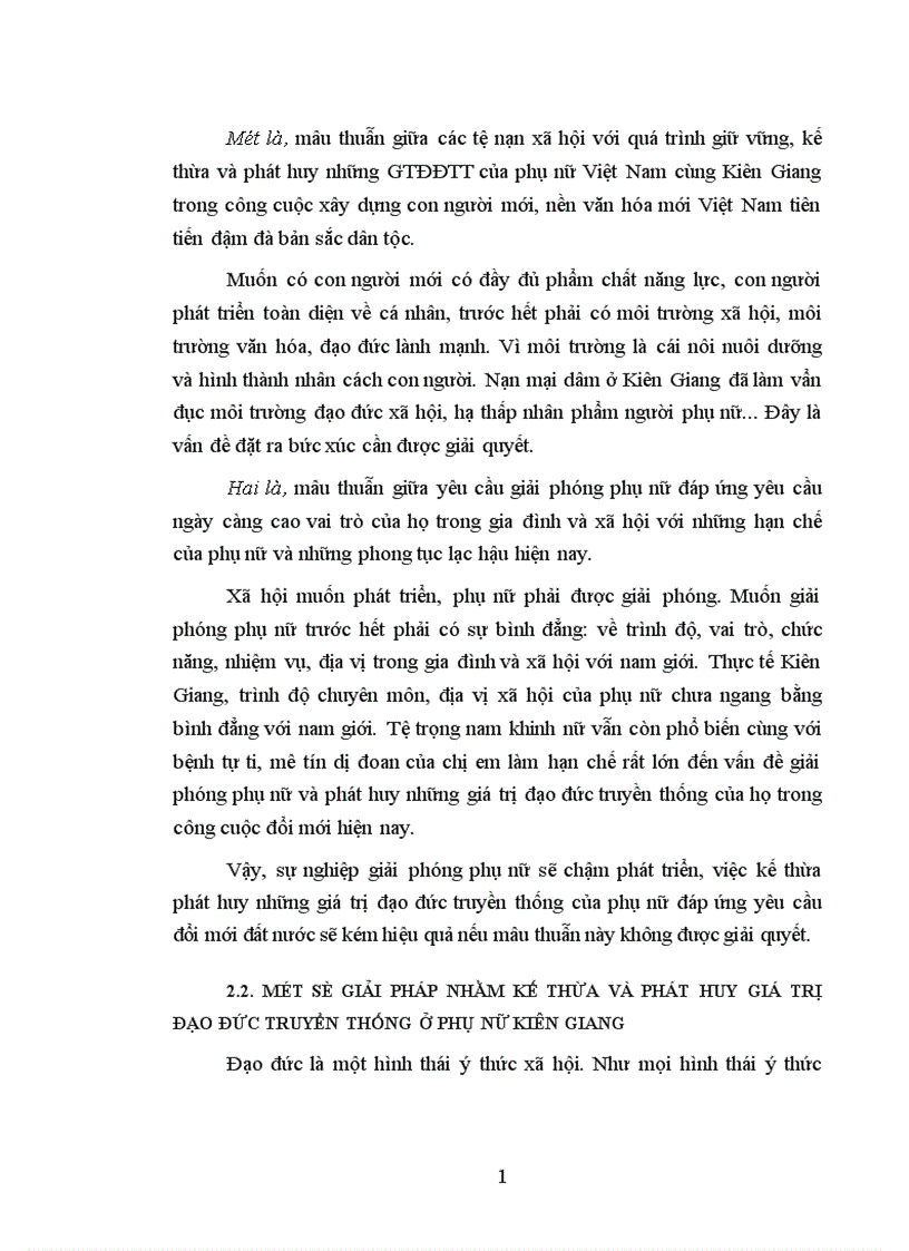 image for page Kế thừa và phát huy giá trị đạo đức truyền thống phụ nữ ở Kiên Giang vấn đề và giải pháp 1