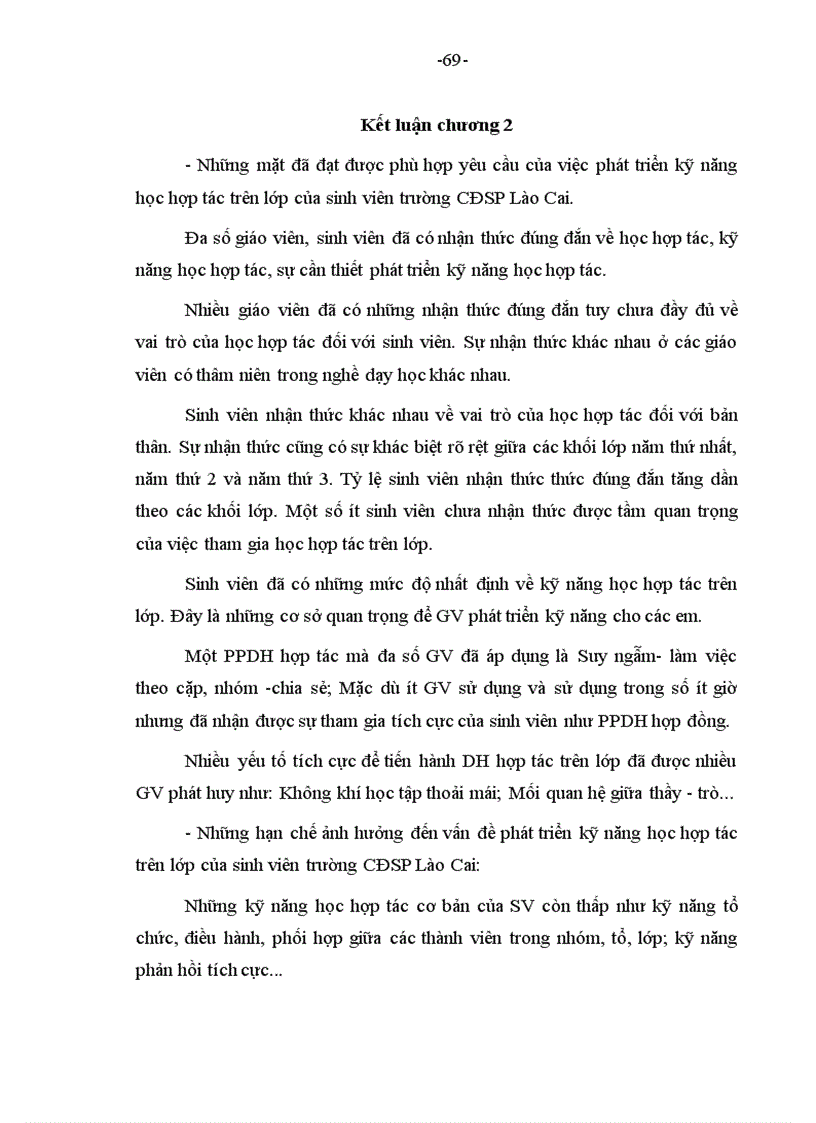 image for page Một số biện pháp phát triển kỹ năng học hợp tác trên lớp của sinh viên trường cđsp lào cai