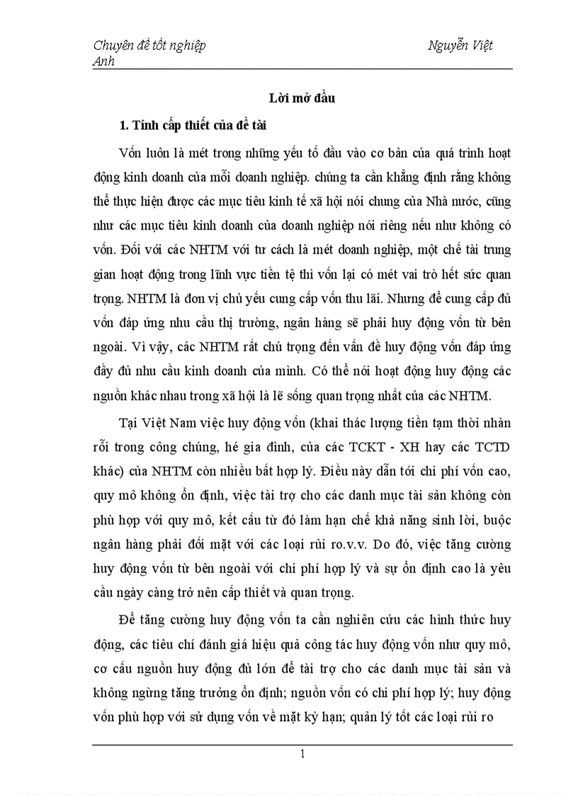 image for page Giải pháp tăng cường huy động vốn tại Ngân hàng Thương mại Cổ phần Quân đội 1
