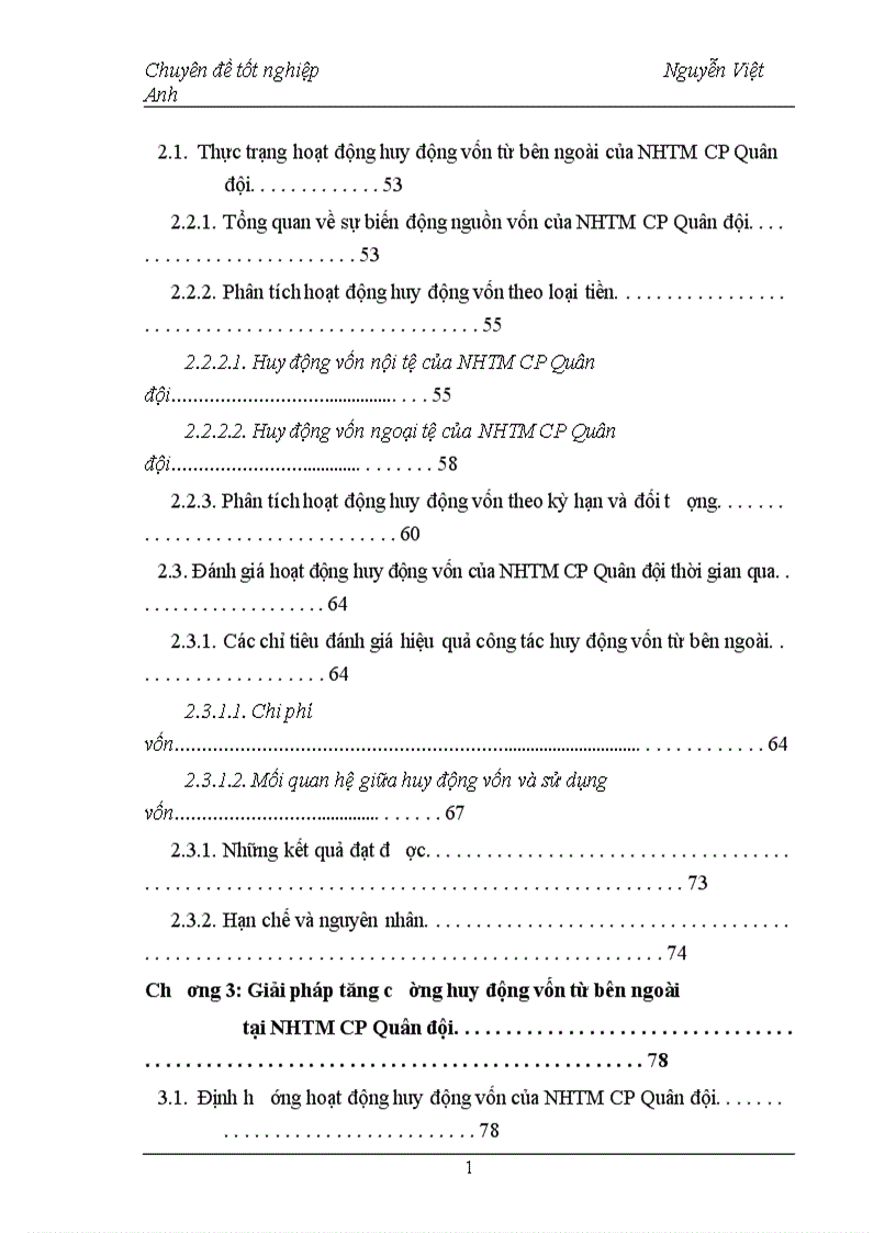 image for page Giải pháp tăng cường huy động vốn tại Ngân hàng Thương mại Cổ phần Quân đội 1
