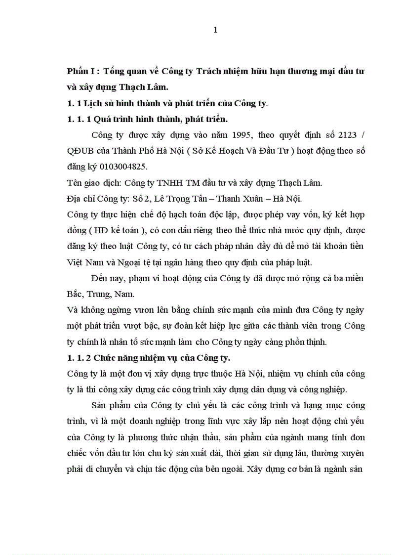 image for page Hoàn thiện hạch toán nguyên vật liệu công cụ dụng cụ tại Công ty Trách nhiệm hữu hạn thương mại đầu tư và xây dựng Thạch Lâm 1