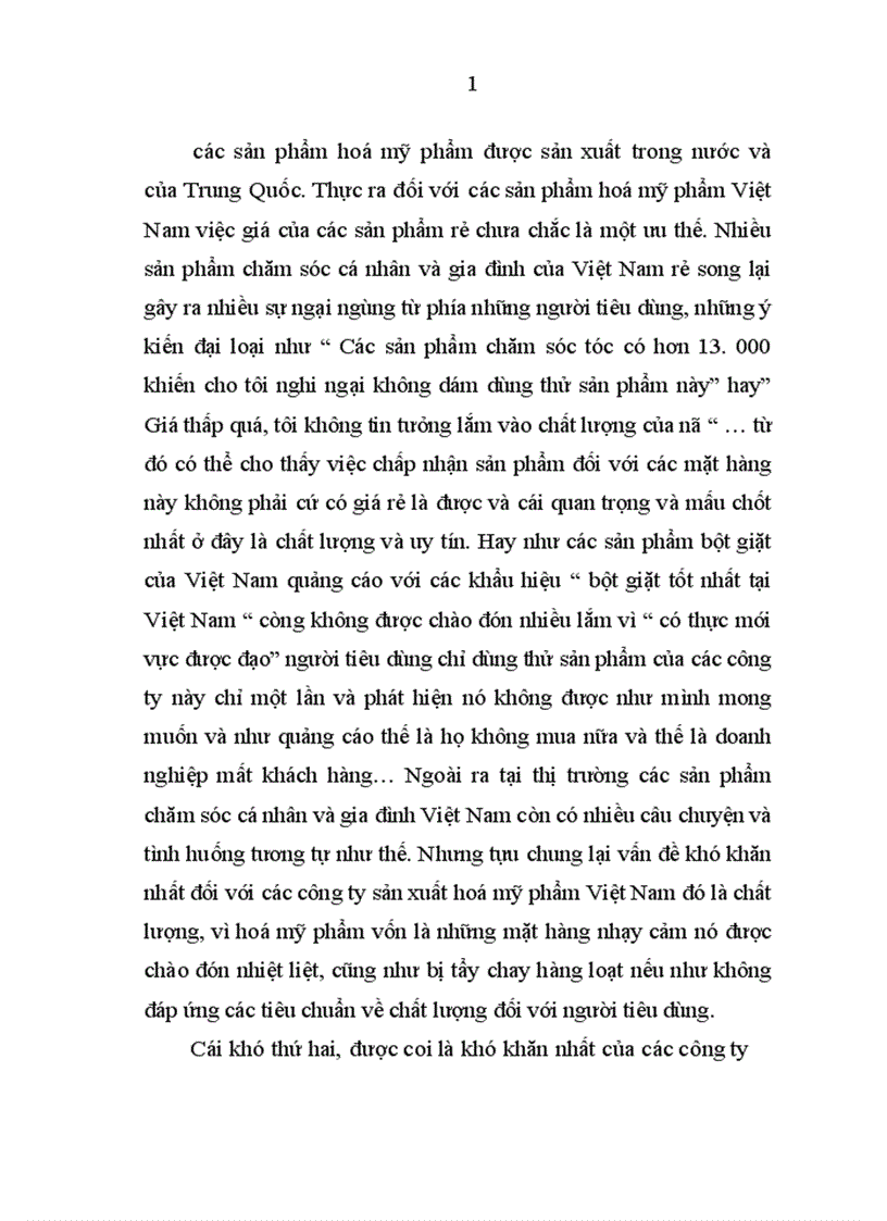 image for page Mục tiêu và biện pháp của chiến lược Marketing mà công ty đề ra Dành cho các sản phẩm chăm sóc cá nhân và gia đình