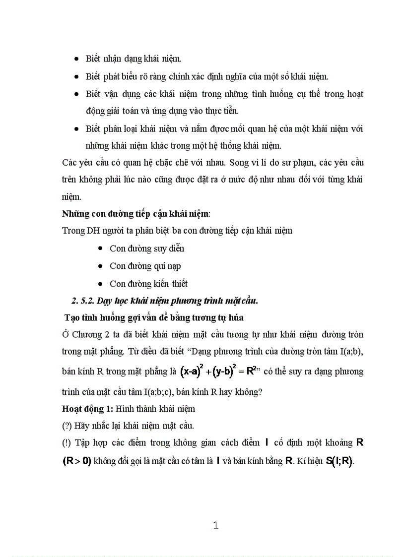 image for page Vận dụng phương pháp dạy học phát hiện và giải quyết vấn đề vào chương phương pháp tọa độ trong không gian Hình học 12 nâng cao 1