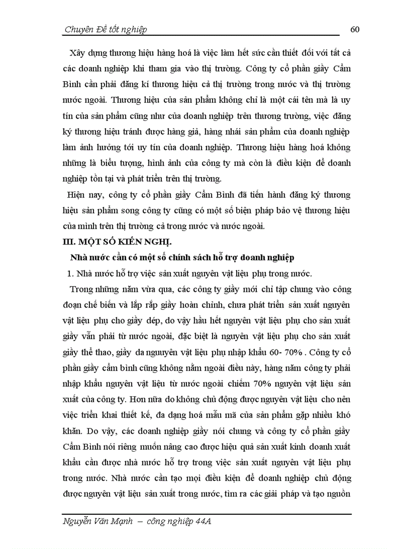 image for page Một số giải pháp phát triển thị trường tại công ty cổ phần giầy Cẩm Bình 1