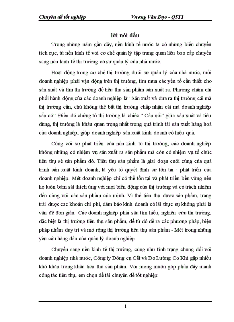 image for page Một số phương hướng và biện pháp nhằm duy trì và mở rộng thị trường tiêu thụ sản phẩm ở Công ty Dụng Cụ Cắt và Đo Lường Cơ Khí 1