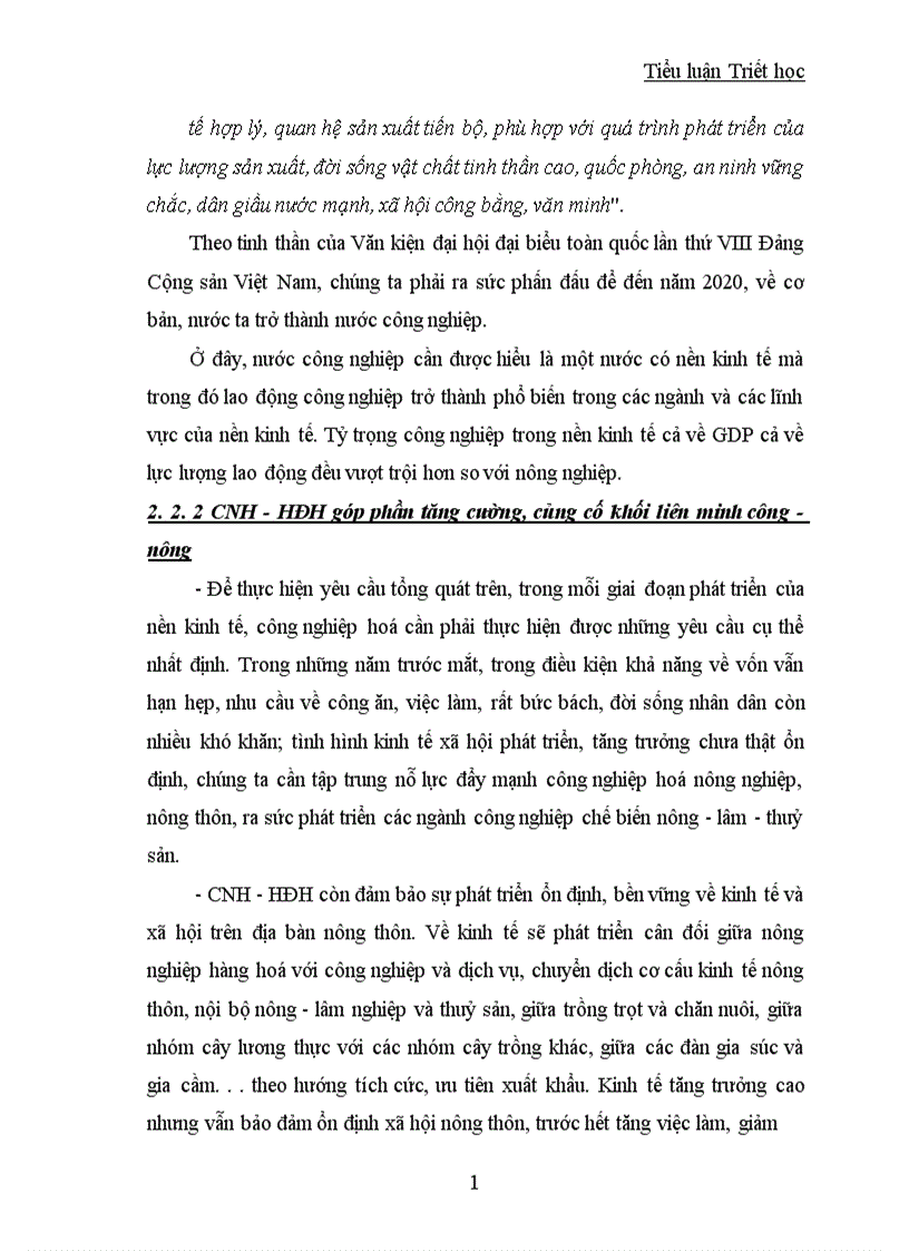 image for page CNH HĐH và vai trò của nó trong sự nghiệp xây dựng chủ nghĩa xã hội ở nước ta 1