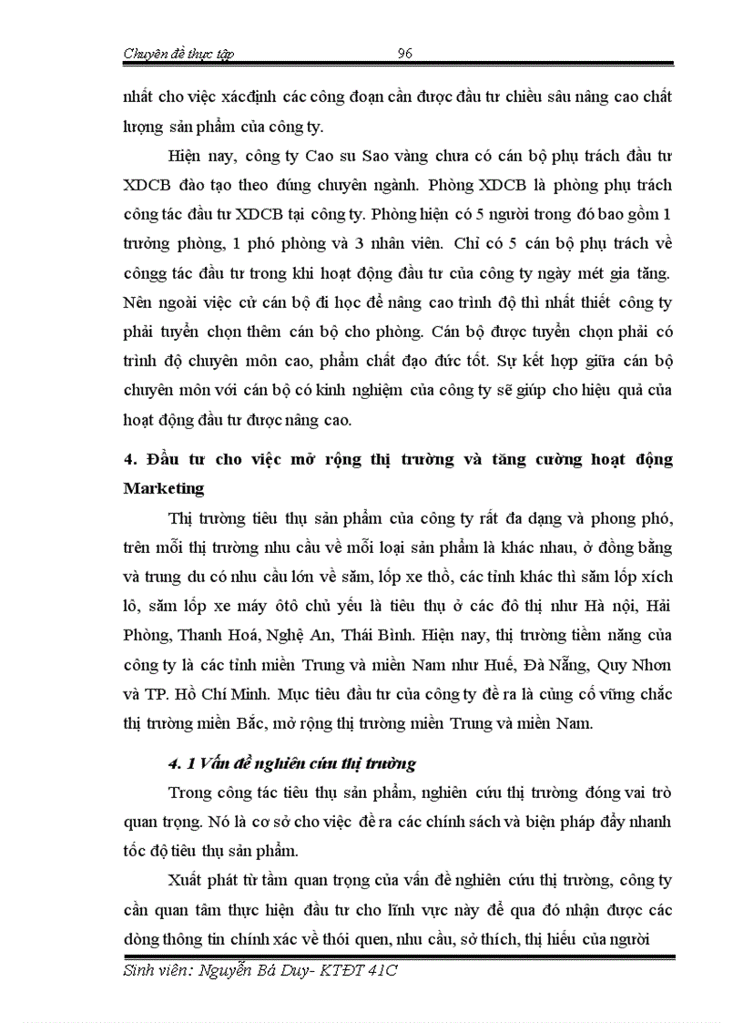 image for page Thực trạng hoạt động đầu tư nâng cao khả năng cạnh tranh của Công ty Cao su Sao vàng 1