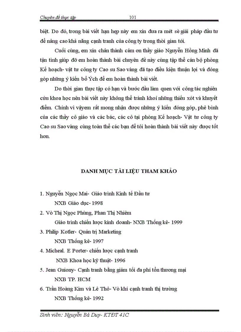 image for page Thực trạng hoạt động đầu tư nâng cao khả năng cạnh tranh của Công ty Cao su Sao vàng 1