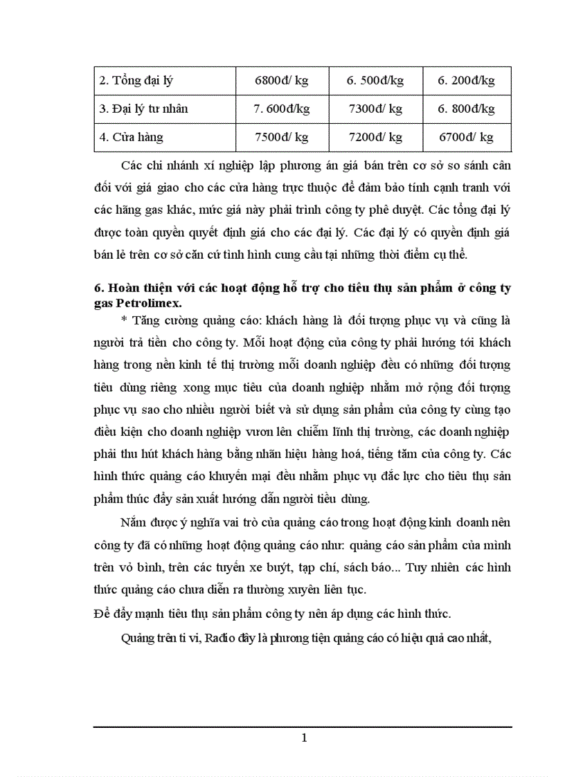 image for page Một số vấn đề về Hoạt động tiêu thụ sản phẩm của công ty Gas Petrolimex 1