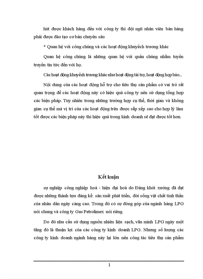 image for page Một số vấn đề về Hoạt động tiêu thụ sản phẩm của công ty Gas Petrolimex 1