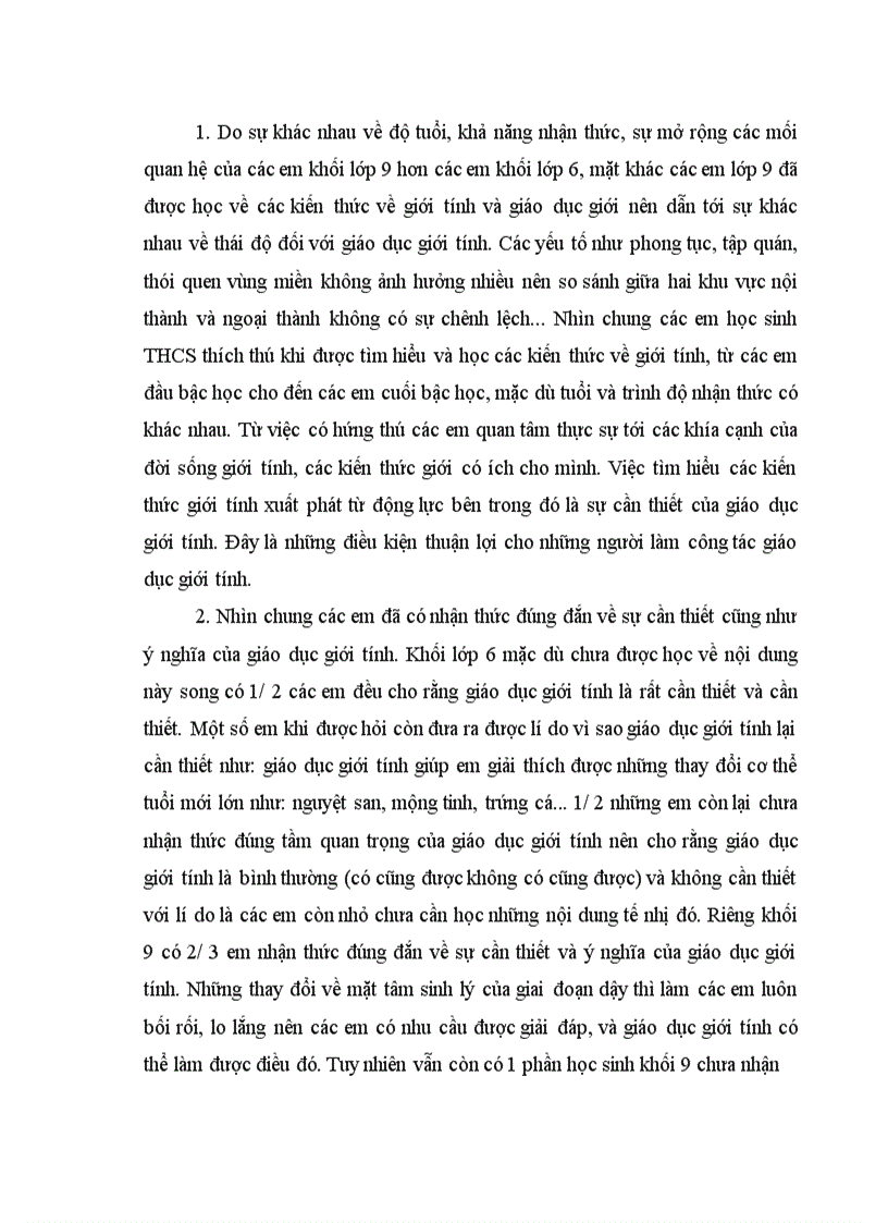 image for page Thực trạng thái độ của học sinh THCS đối với giáo dục giới tính