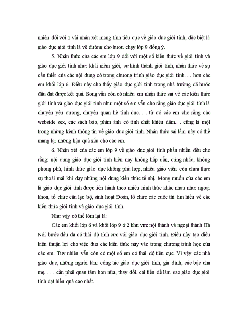 image for page Thực trạng thái độ của học sinh THCS đối với giáo dục giới tính