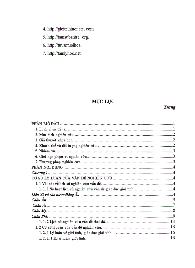 image for page Thực trạng thái độ của học sinh THCS đối với giáo dục giới tính
