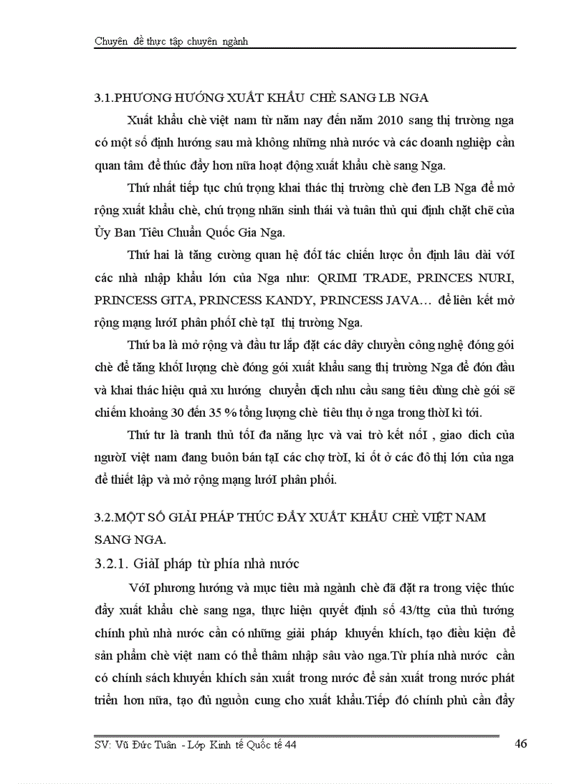 image for page Giải pháp thúc đẩy hoạt động xuất khẩu chè việt nam sang thị trường nga 1