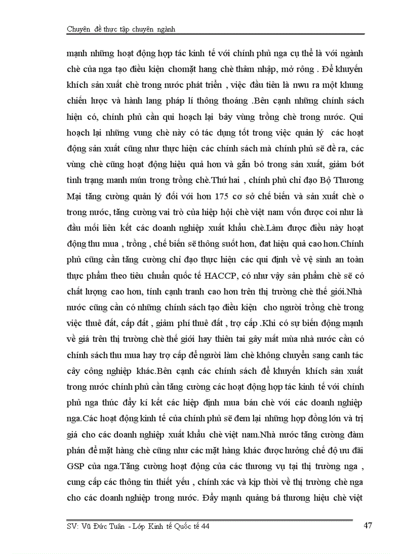 image for page Giải pháp thúc đẩy hoạt động xuất khẩu chè việt nam sang thị trường nga 1